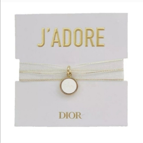 Dior J'Adore Diffuser Bracelet Gold and White New - Picture 1 of 7